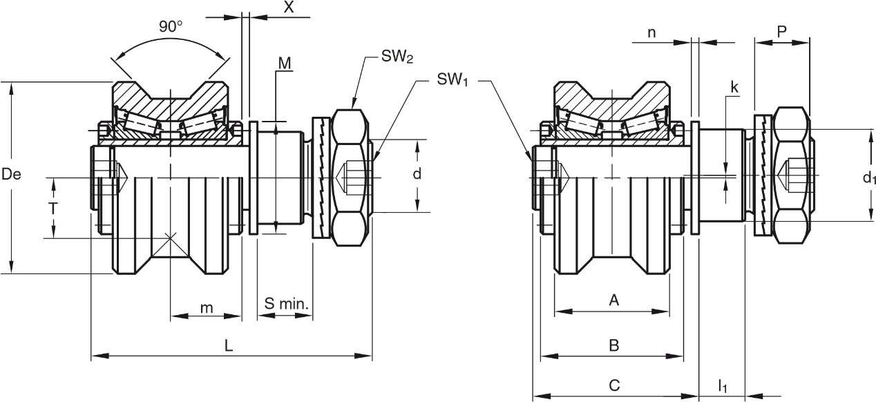 Stud Type Track Roller Bearings